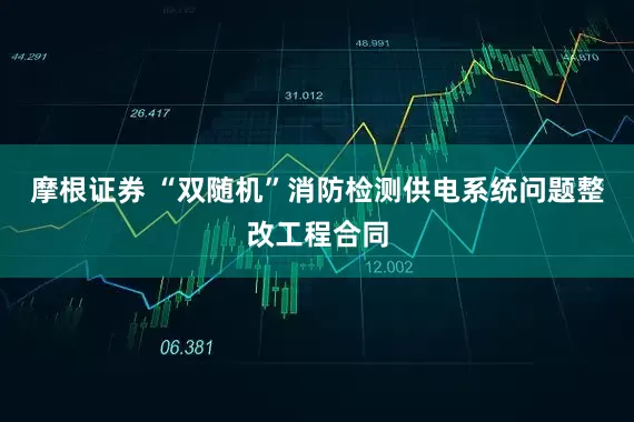 摩根证券 “双随机”消防检测供电系统问题整改工程合同